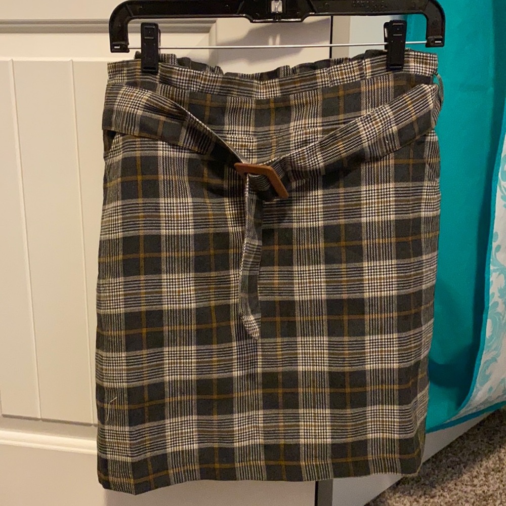 Fashion On Earth Plaid Mini Skirt